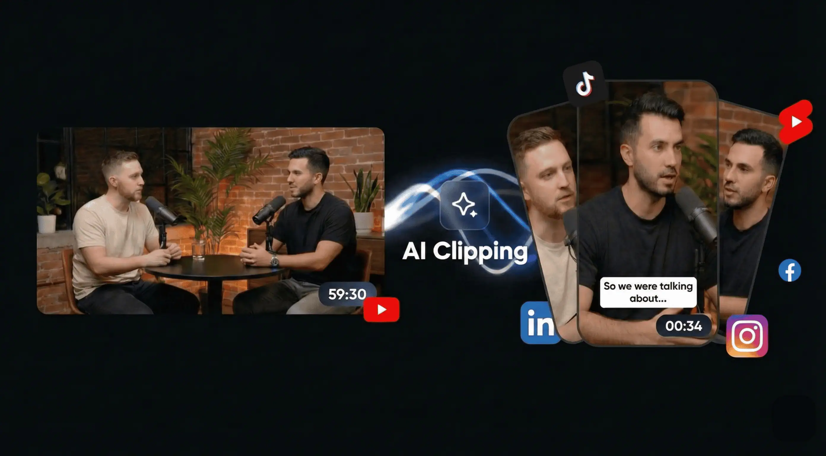 Reelify AI workflow - Finding viral-worthy clips and creating social-media ready content