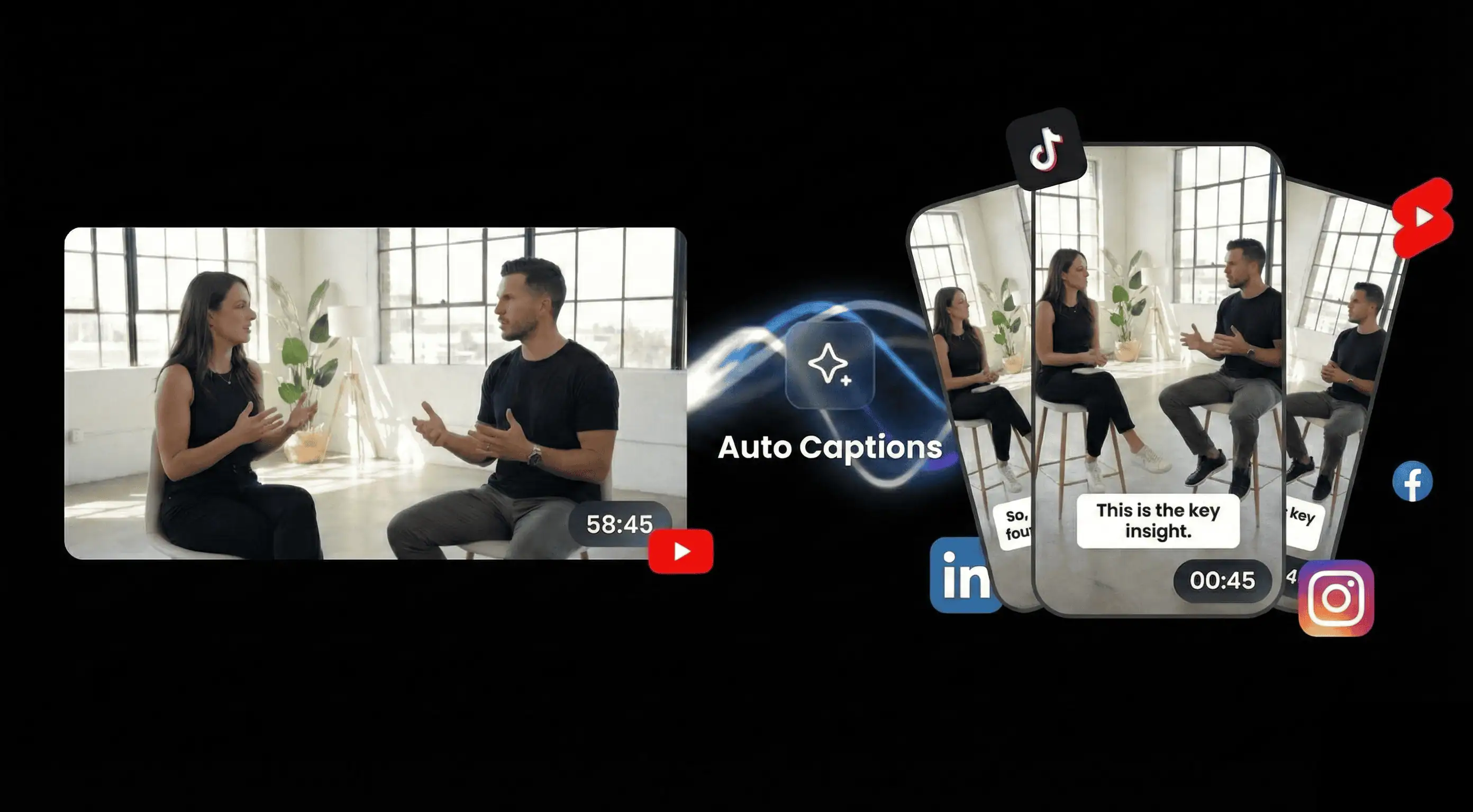 Reelify Auto Captions - accurate subtitles with beautiful styling